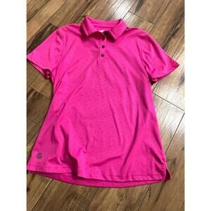 Chase54 size medium bright pink golf shirt